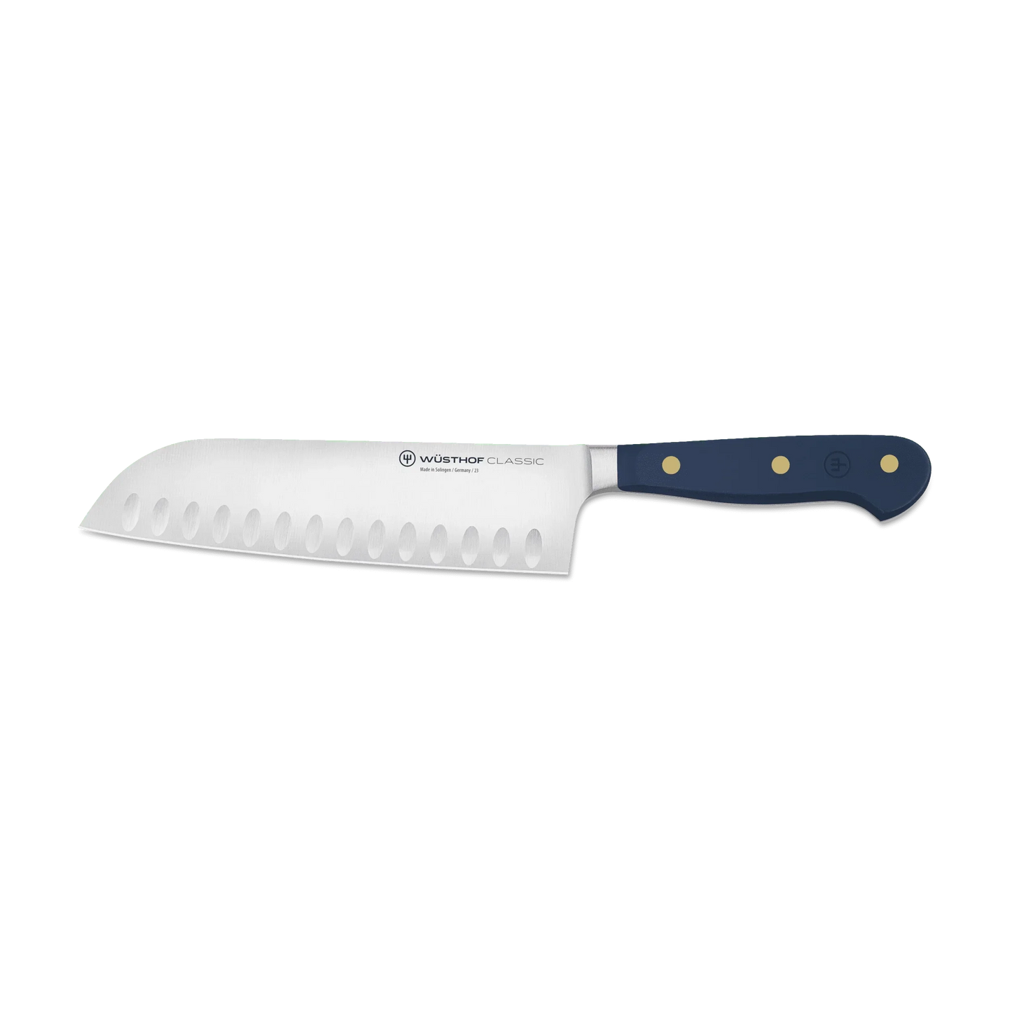 Wusthof Classic 7" Hollow Edge Santoku - Blueberry - Marcel’s Culinary Experience
