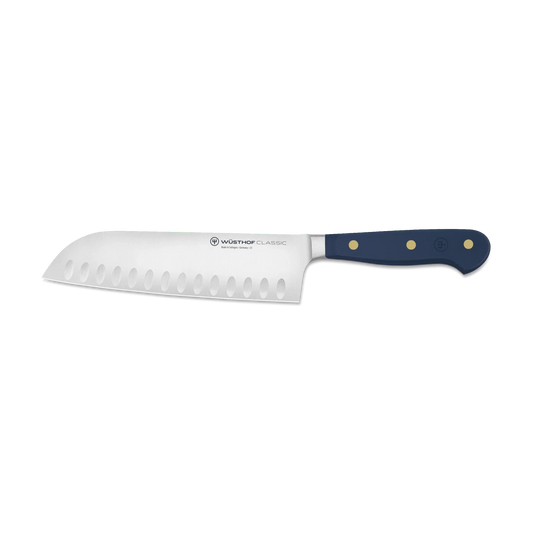 Wusthof Classic 7" Hollow Edge Santoku - Blueberry - Marcel’s Culinary Experience