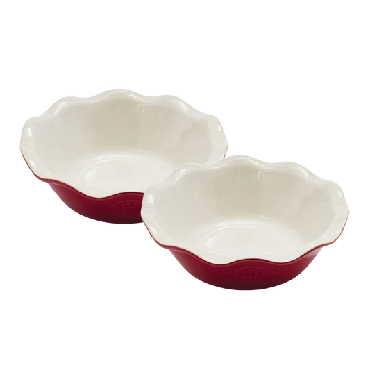 Emile Henry Rouge Modern Classics Mini Pie Dish (Set of 2) - Marcel’s Culinary Experience