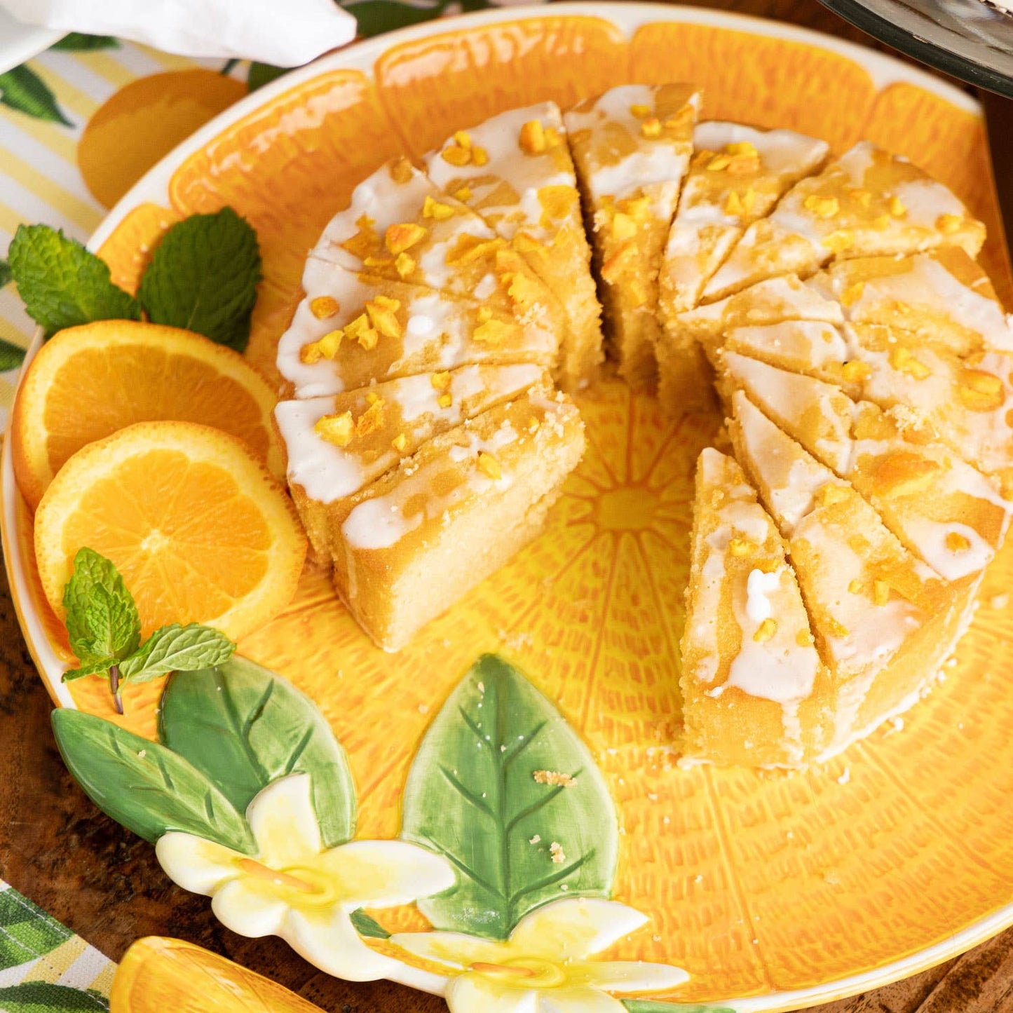 Orange Serving Platter