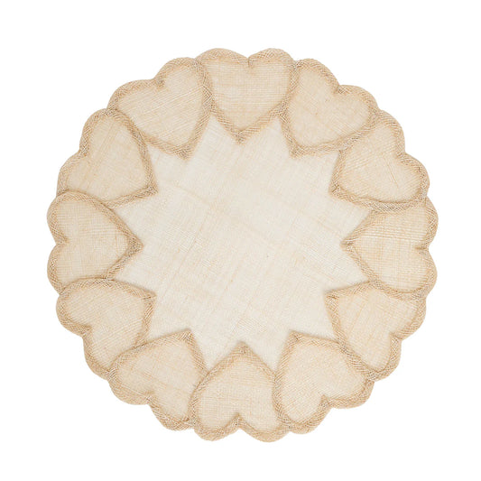 Juliska Heart Placemat - Natural