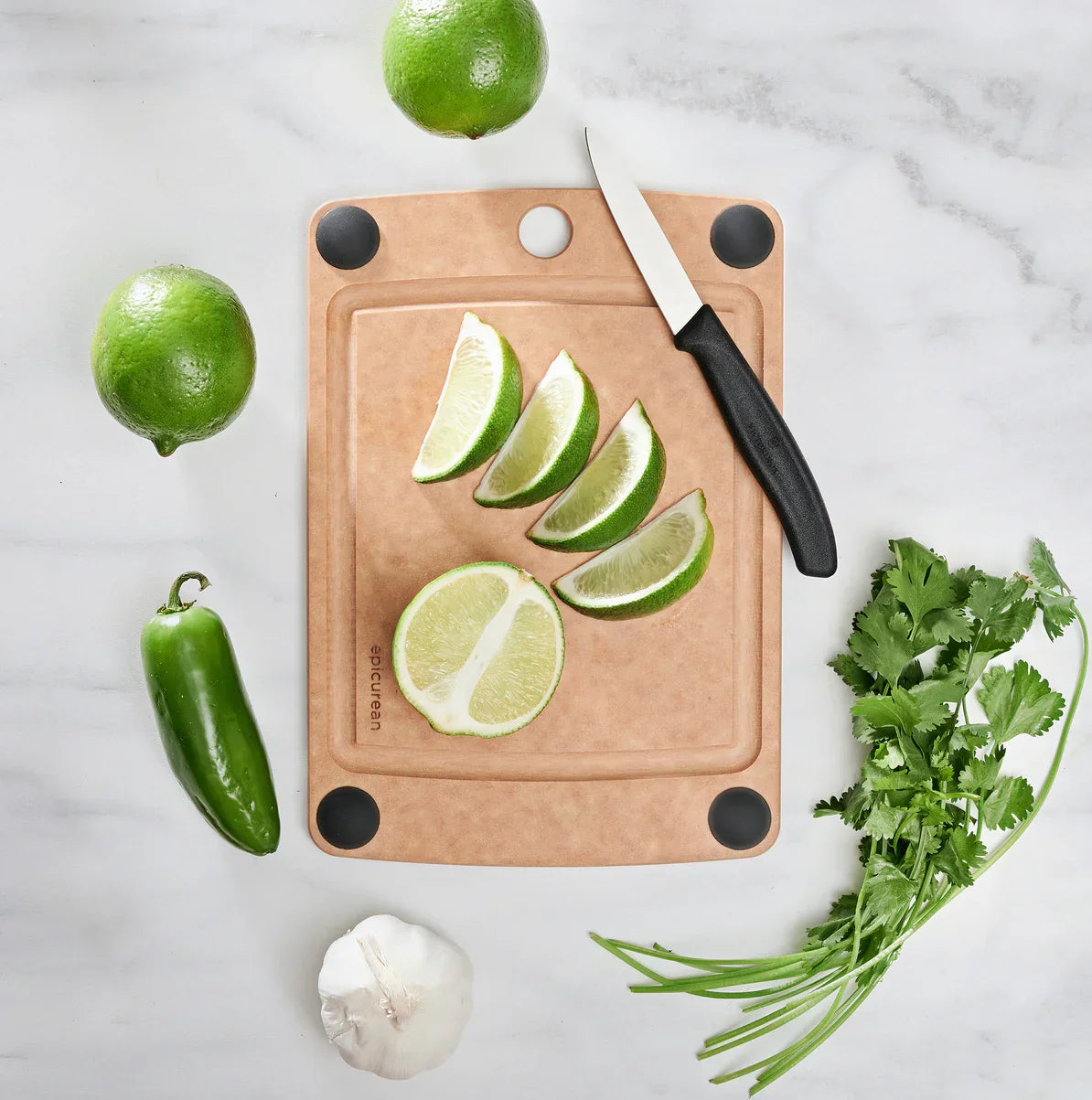 Epicurean All in One Cutting Board 10x7 Natural - Marcel’s Culinary Experience