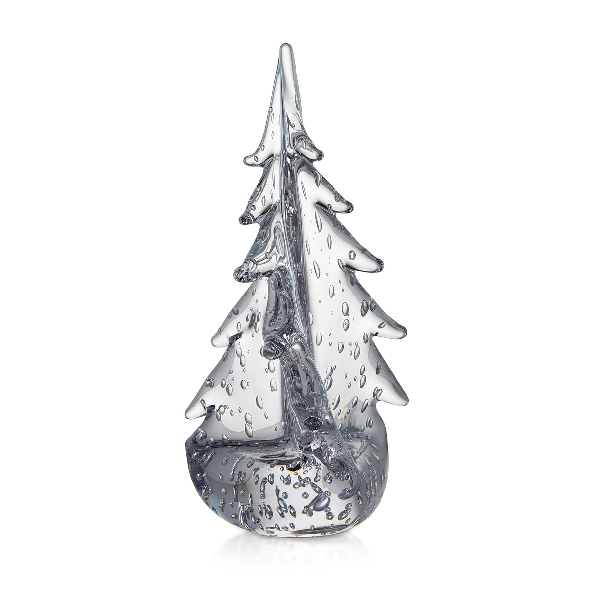Simon Pearce Bubble Twist Glass Evergreen, 10 in.