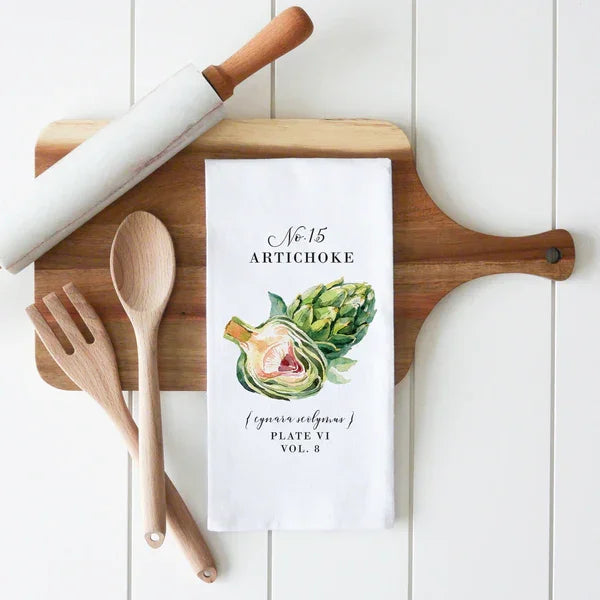 Porter Lane Home Artichoke Tea Towel - Marcel’s Culinary Experience
