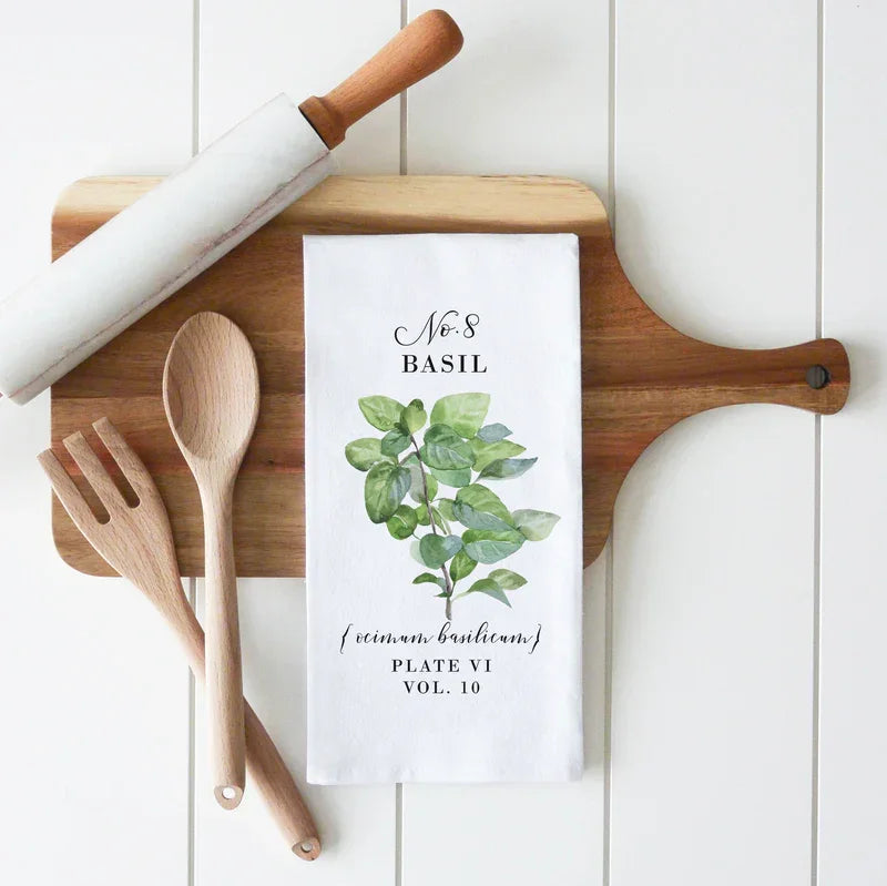 Porter Lane Home Basil Tea Towel - Marcel’s Culinary Experience