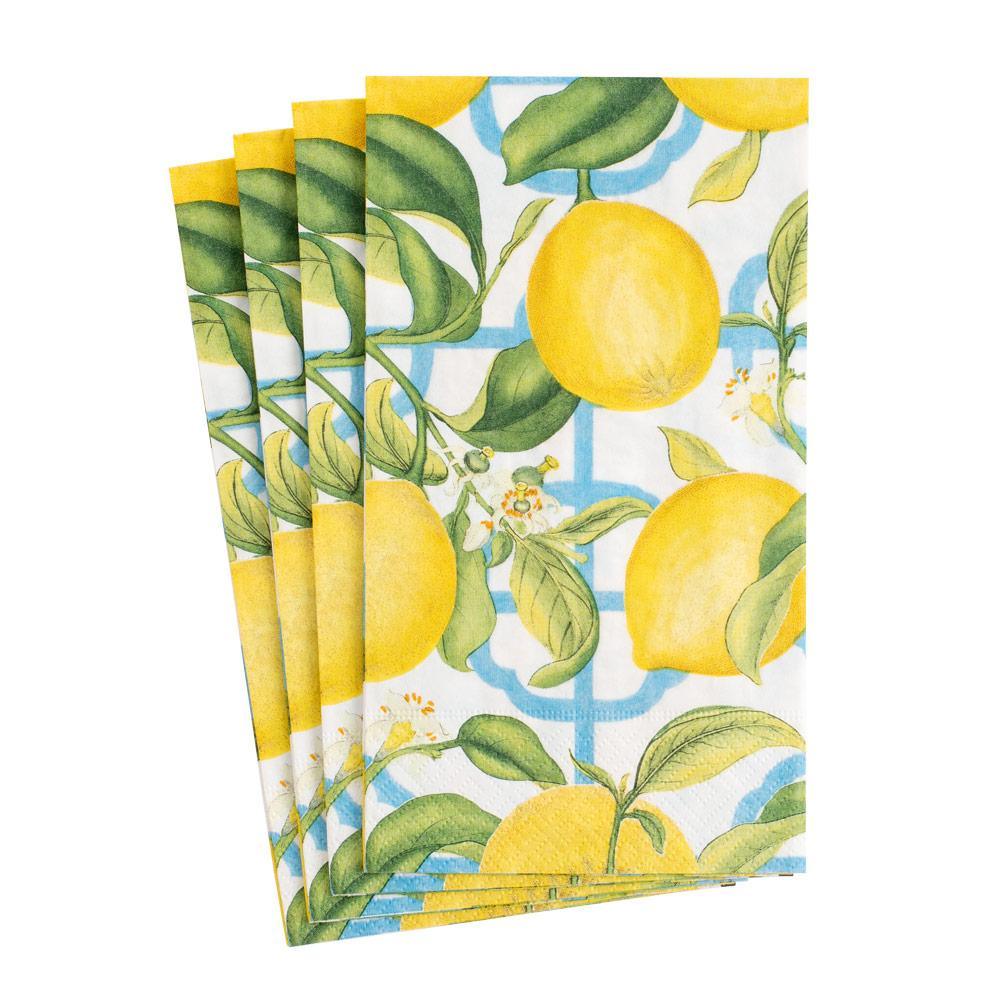 Caspari Seville Ivory Guest Towel Napkins - 15 Per Package