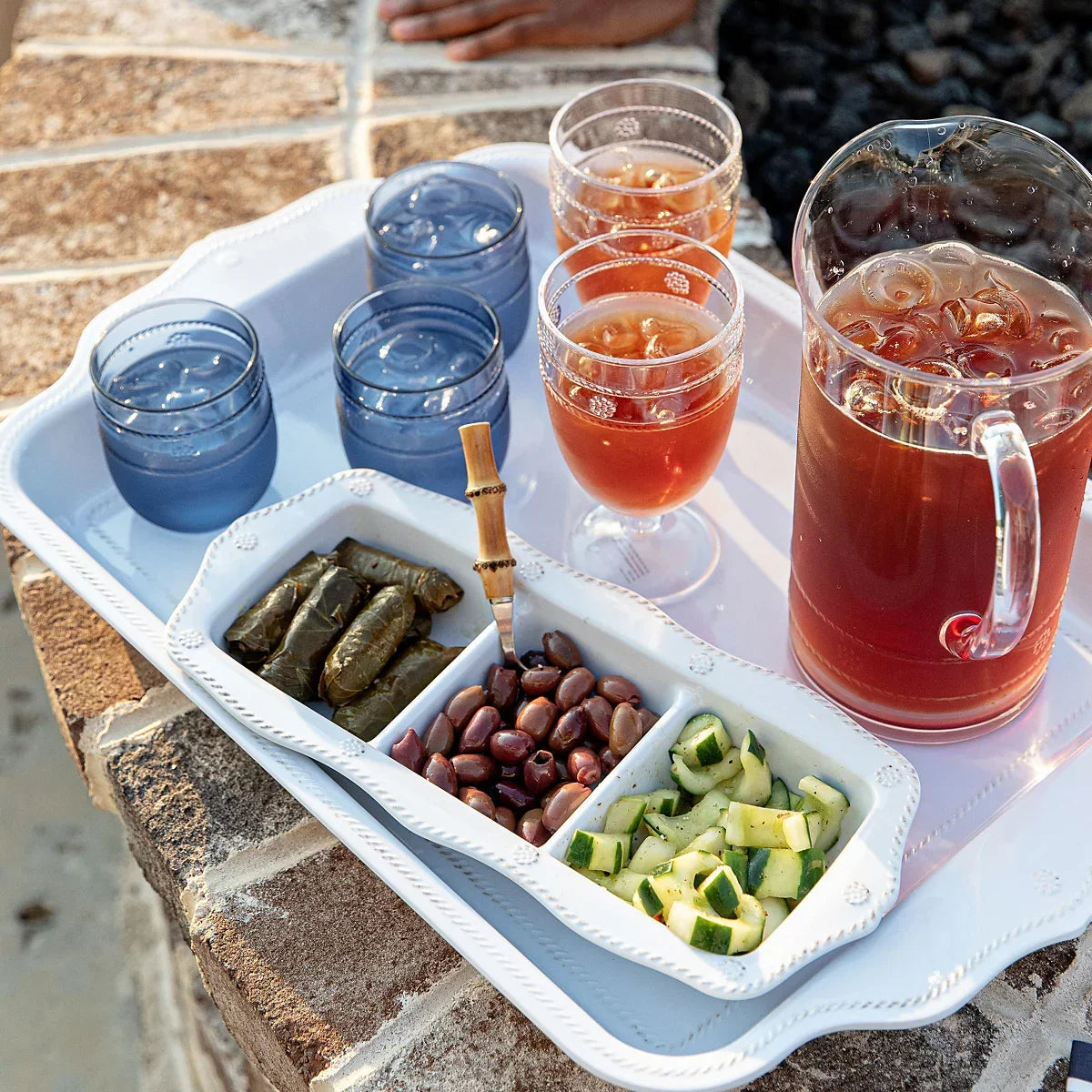 Juliska Berry & Thread 24" Melamine Tray - Marcel’s Culinary Experience