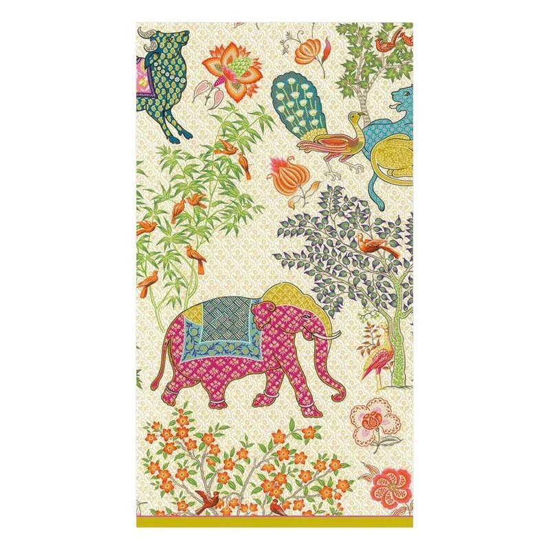 Caspari Le Jardin De Mysore Paper Guest Towel Napkins - 15 Per Package - Marcel’s Culinary Experience