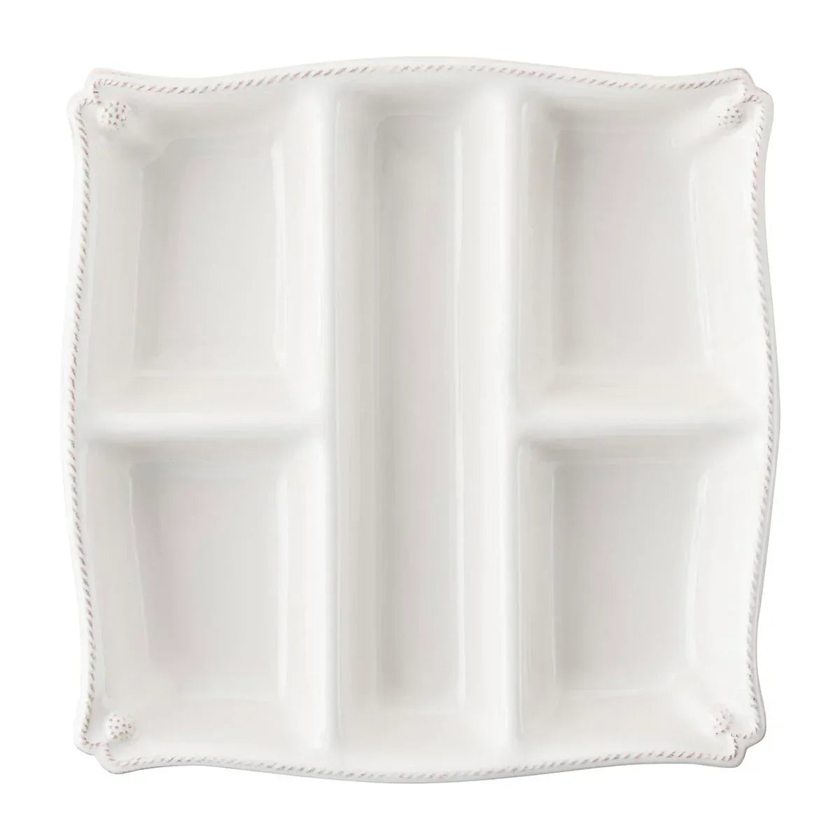 Juliska Berry & Thread Appetizer Platter - Whitewash