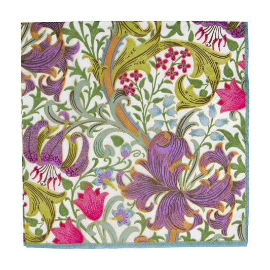 Caspari Golden Lily-Ivory Luncheon Napkins - Marcel’s Culinary Experience