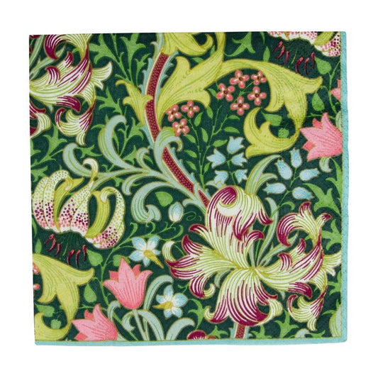 Caspari Golden Lily Forest Luncheon Napkins - Marcel’s Culinary Experience