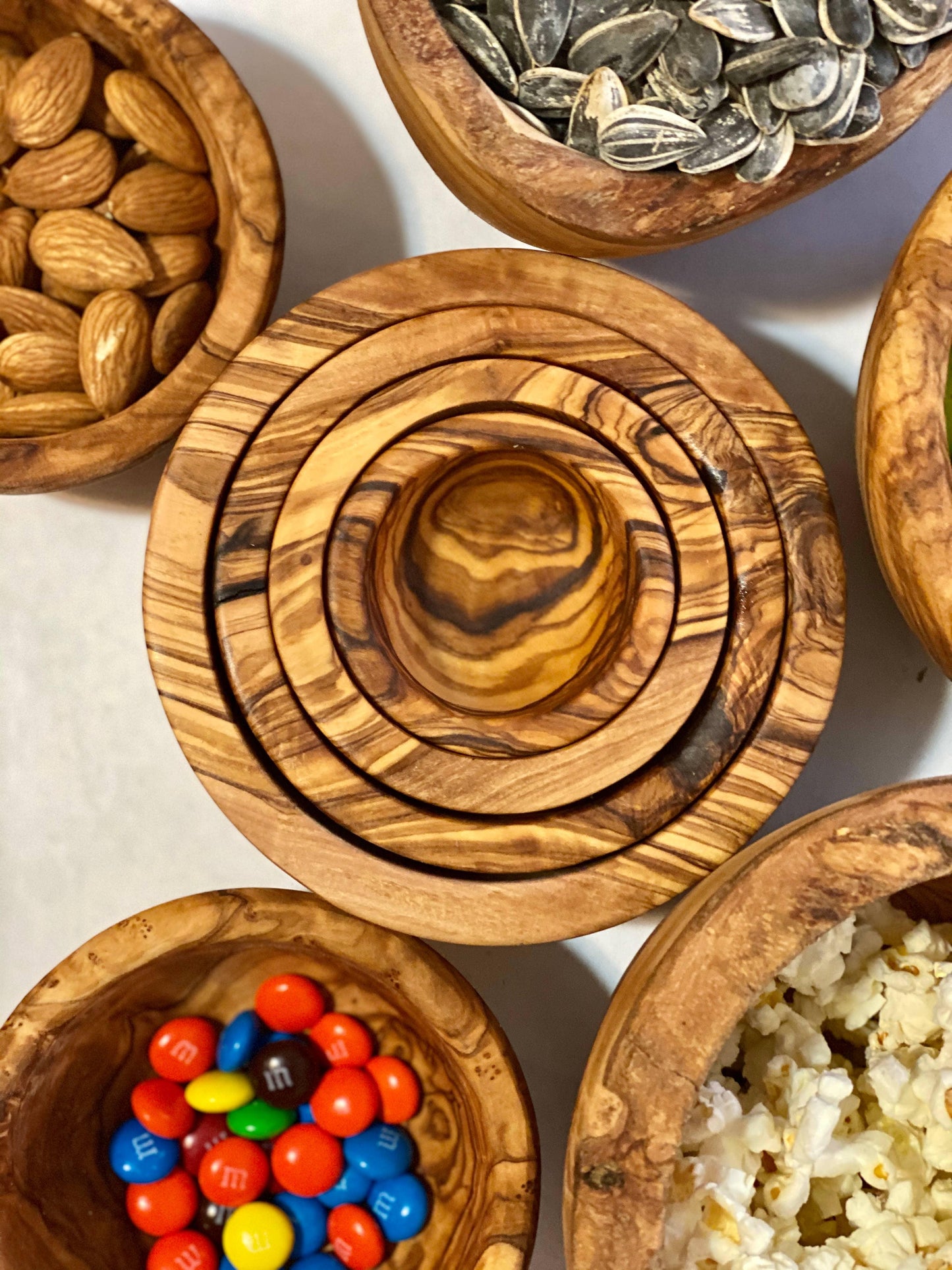 Olive Wood Nesting Bowls - Marcel’s Culinary Experience