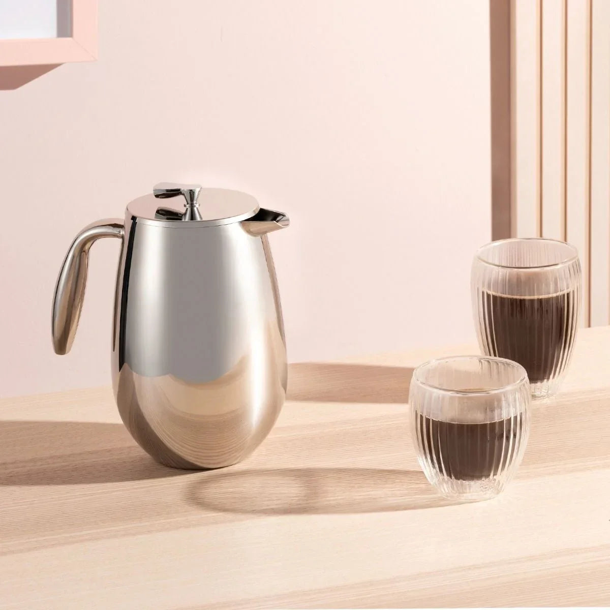 Bodum Columbia 8-Cup Stainless Steel French Press Coffee Maker