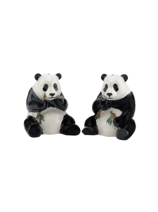 Quail Ceramics Panda Salt and Pepper Shakers