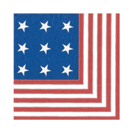 Caspari Star Spangled Paper Luncheon Napkins - Marcel’s Culinary Experience