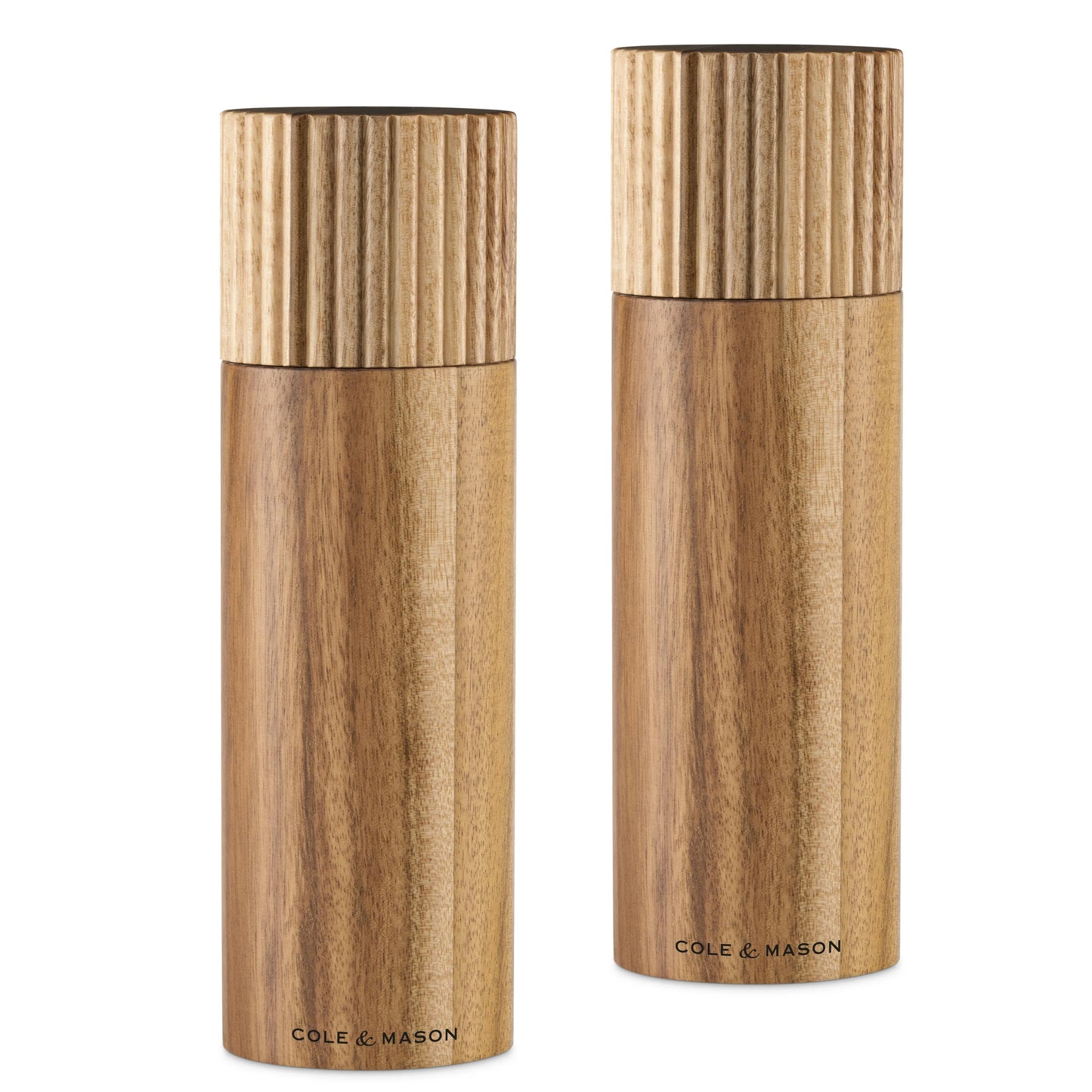 Cole & Mason Galloway Acacia Salt & Pepper Mill Set - Marcel’s Culinary Experience