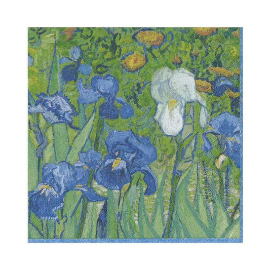 Caspari Van Gogh Irises Paper Luncheon Napkins - Marcel’s Culinary Experience