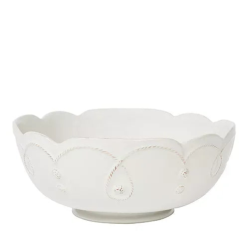 Jardins Du Monde 10" Serving Bowl - Whitewash - Marcel’s Culinary Experience