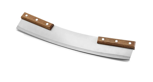 Acacia Pizza Cutter, Stainless Steel, 13" Blade