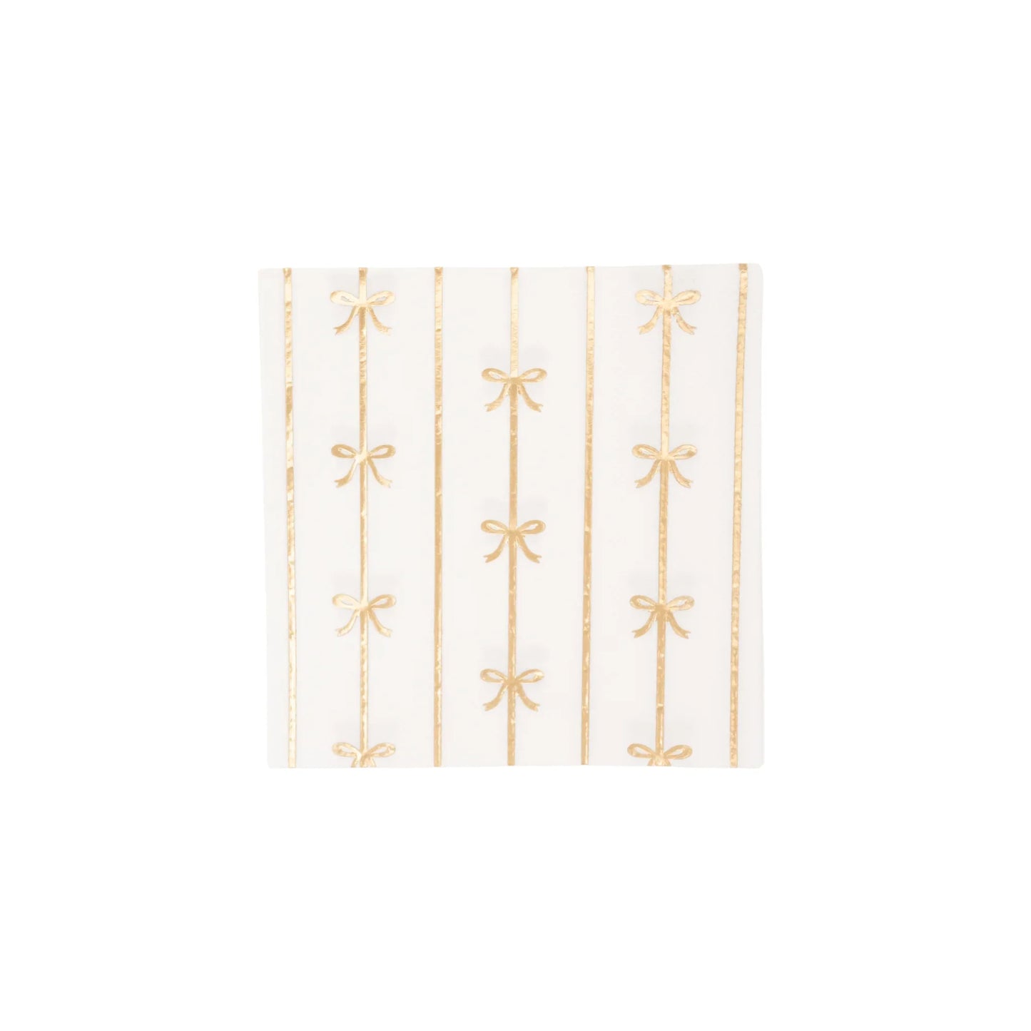 GOLD SIGNATURE BOW SMALL NAPKINS - Marcel’s Culinary Experience