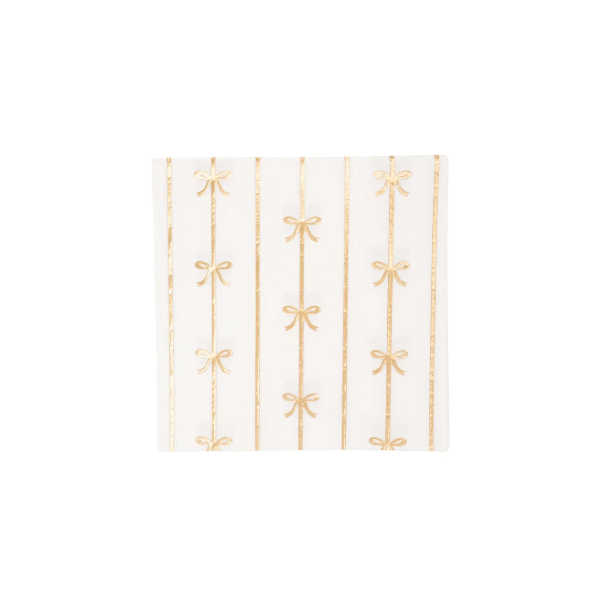 GOLD SIGNATURE BOW SMALL NAPKINS - Marcel’s Culinary Experience