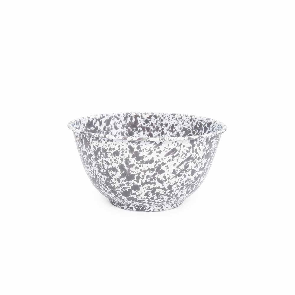 Crow Canyon Splatter Enamelware Large Salad Bowl