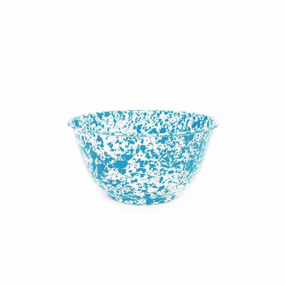 Crow Canyon Splatter Enamelware Large Salad Bowl