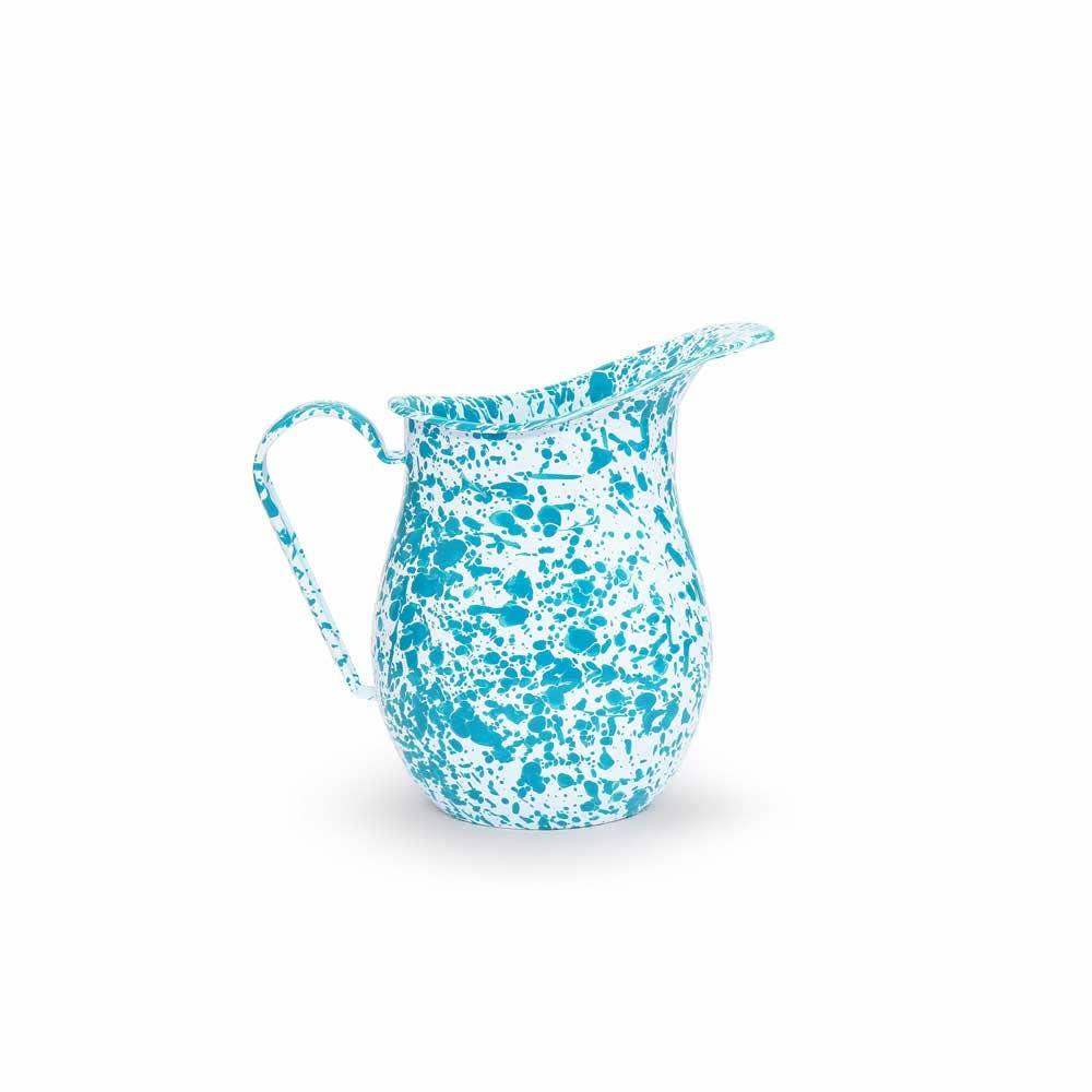 Splatter Enamelware Large 3-Quart Pitcher by Crow Canyon Home