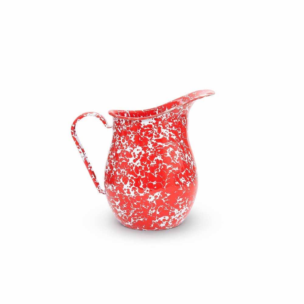 Splatter Enamelware Large 3-Quart Pitcher by Crow Canyon Home