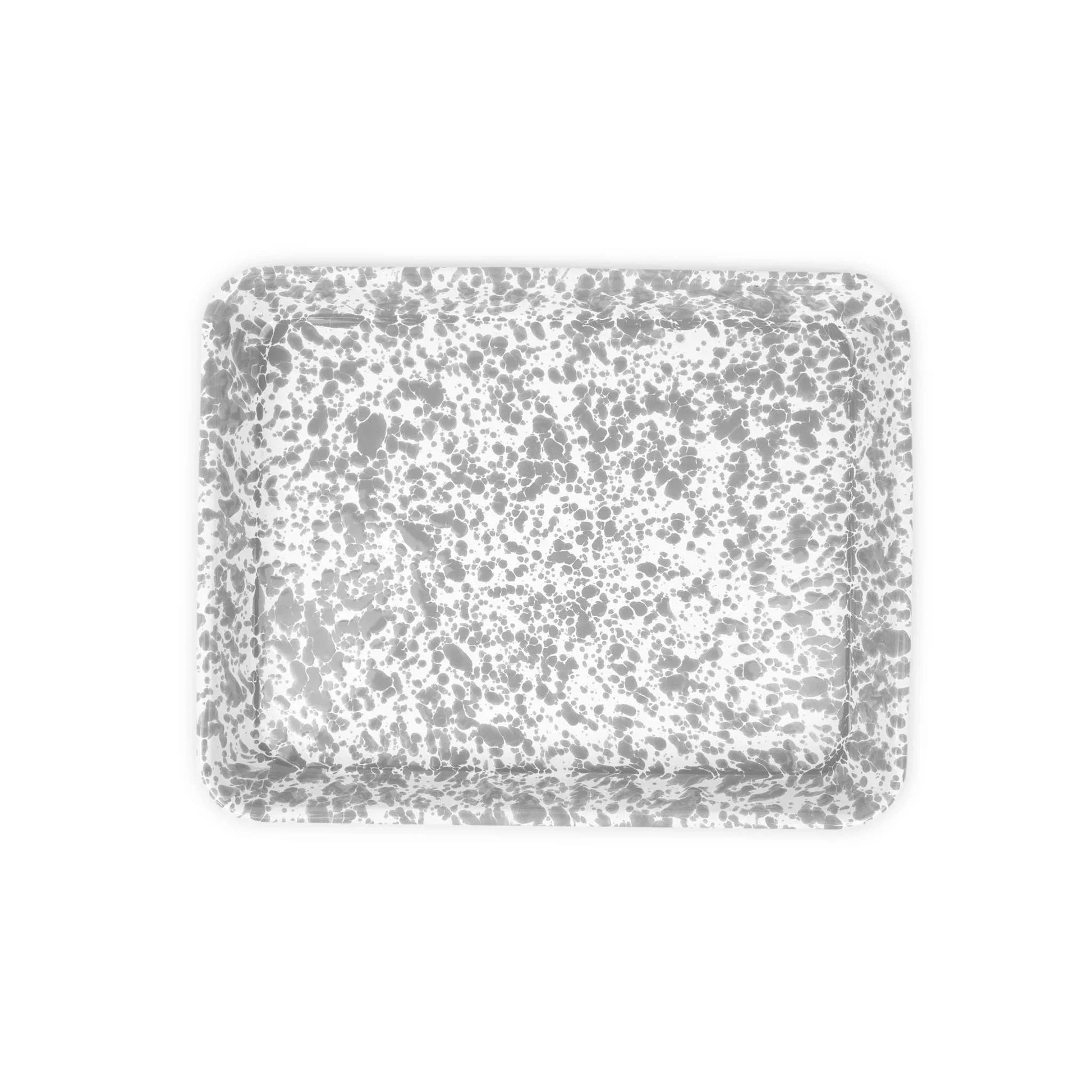 Splatter Enamelware Small Rectangular Tray - Marcel’s Culinary Experience