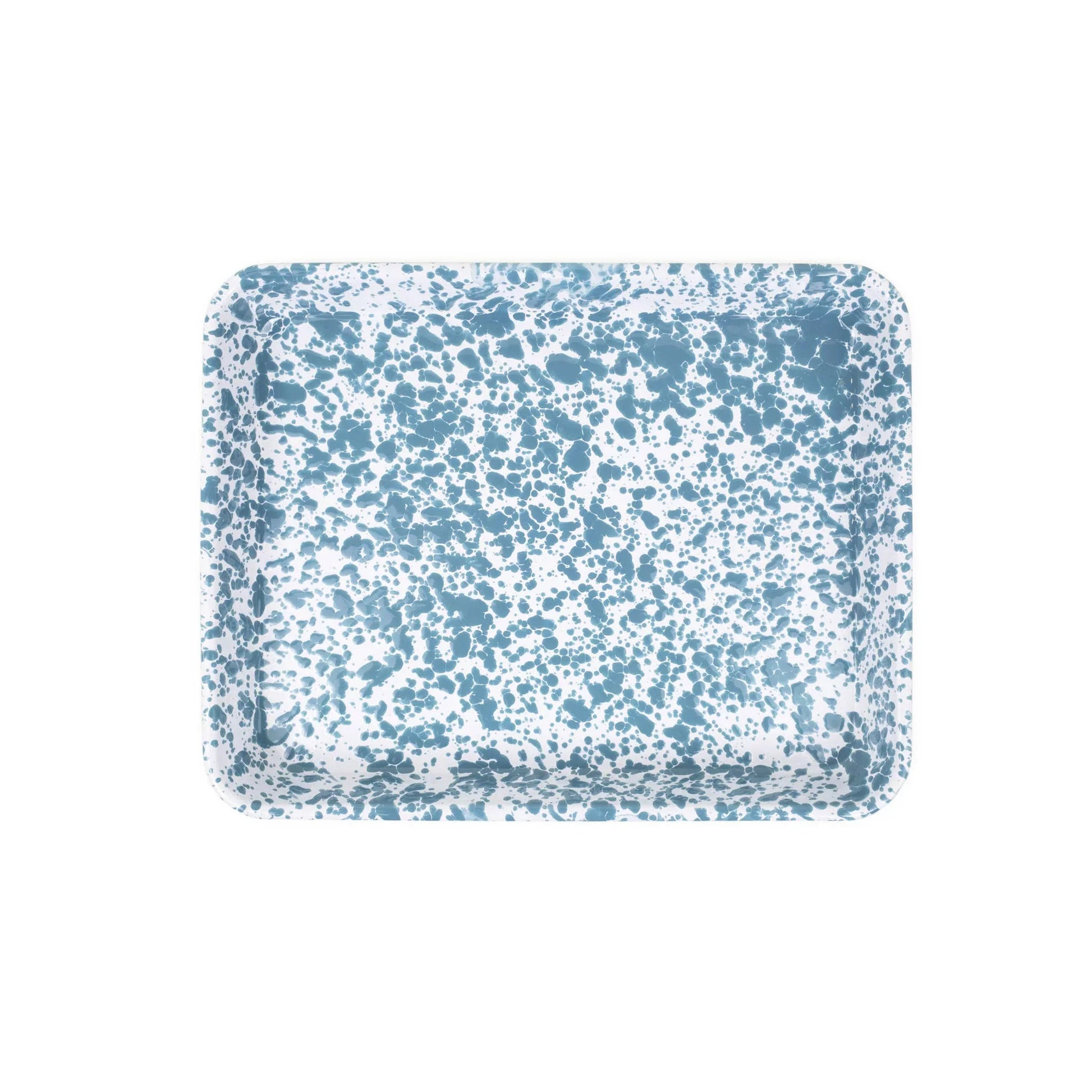 Splatter Enamelware Small Rectangular Tray - Marcel’s Culinary Experience