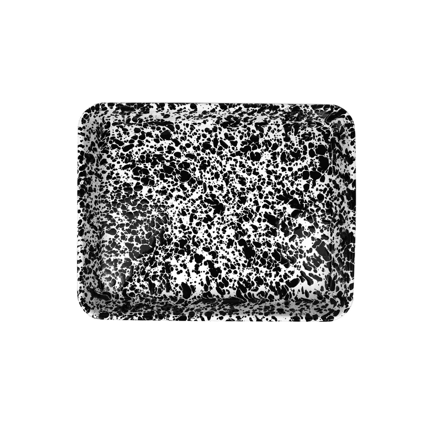 Splatter Enamelware Small Rectangular Tray - Marcel’s Culinary Experience