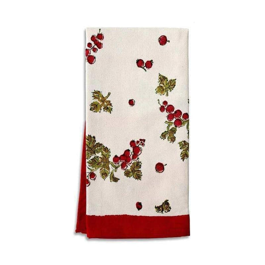 Couleur Nature Gooseberry Red & Green Tea Towels