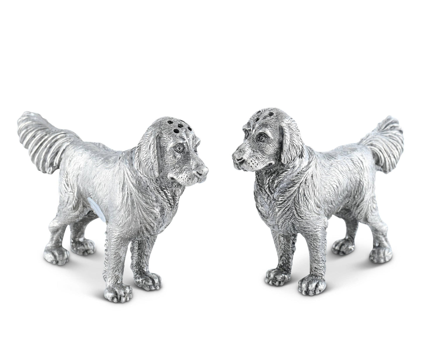 Pewter Retriever Salt and Pepper Shaker - Marcel’s Culinary Experience