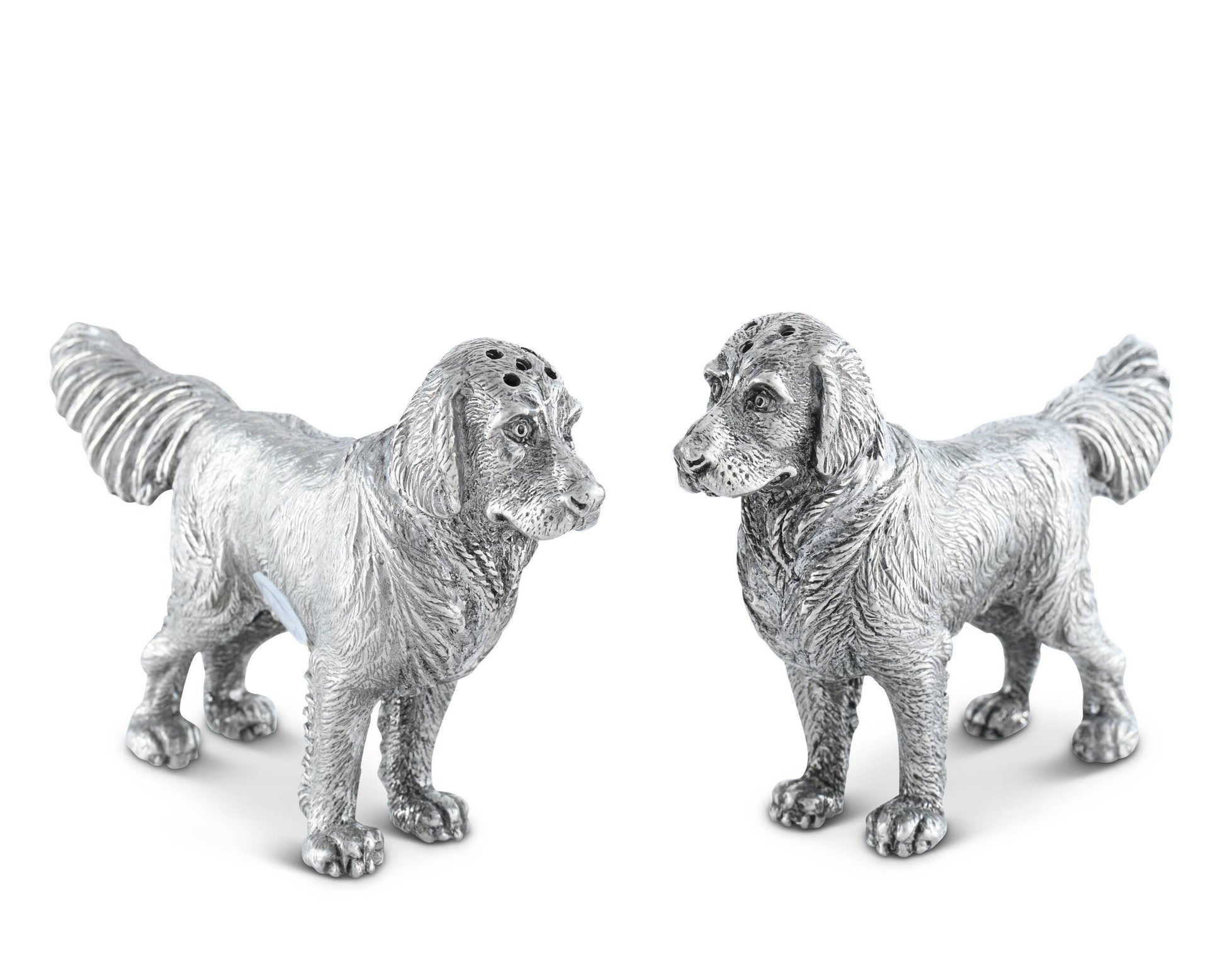 Pewter Retriever Salt and Pepper Shaker - Marcel’s Culinary Experience