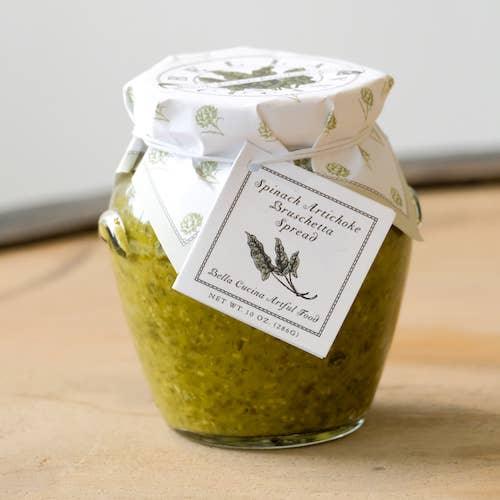 Spinach Artichoke Bruschetta Spread - 10 oz - Marcel’s Culinary Experience