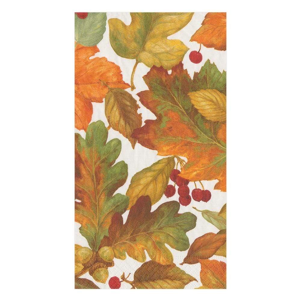 Autumn Leaves II Paper Guest Towel Napkins - 15 Per Package - Marcel’s Culinary Experience