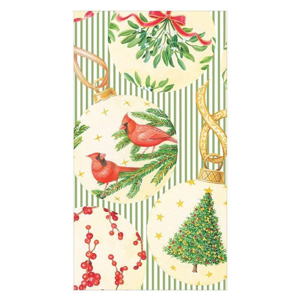 Botanical Ornaments Paper Guest Towel Napkins - 15 Per Package - Marcel’s Culinary Experience