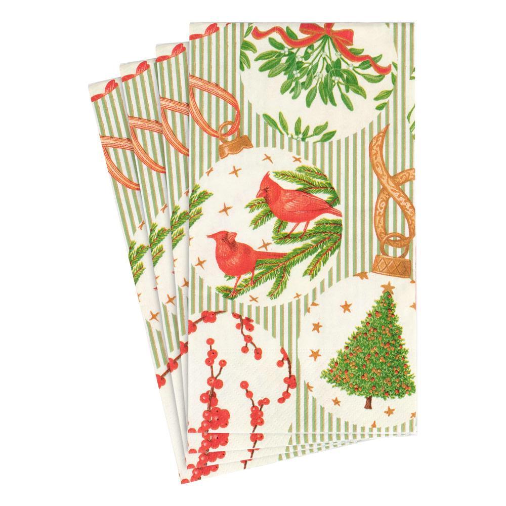 Botanical Ornaments Paper Guest Towel Napkins - 15 Per Package - Marcel’s Culinary Experience