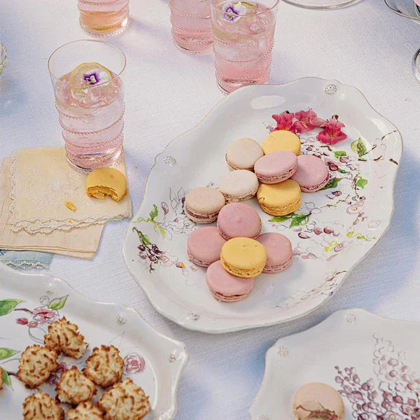 Juliska Berry & Thread Floral Sketch 16" Platter - Wisteria - Marcel’s Culinary Experience