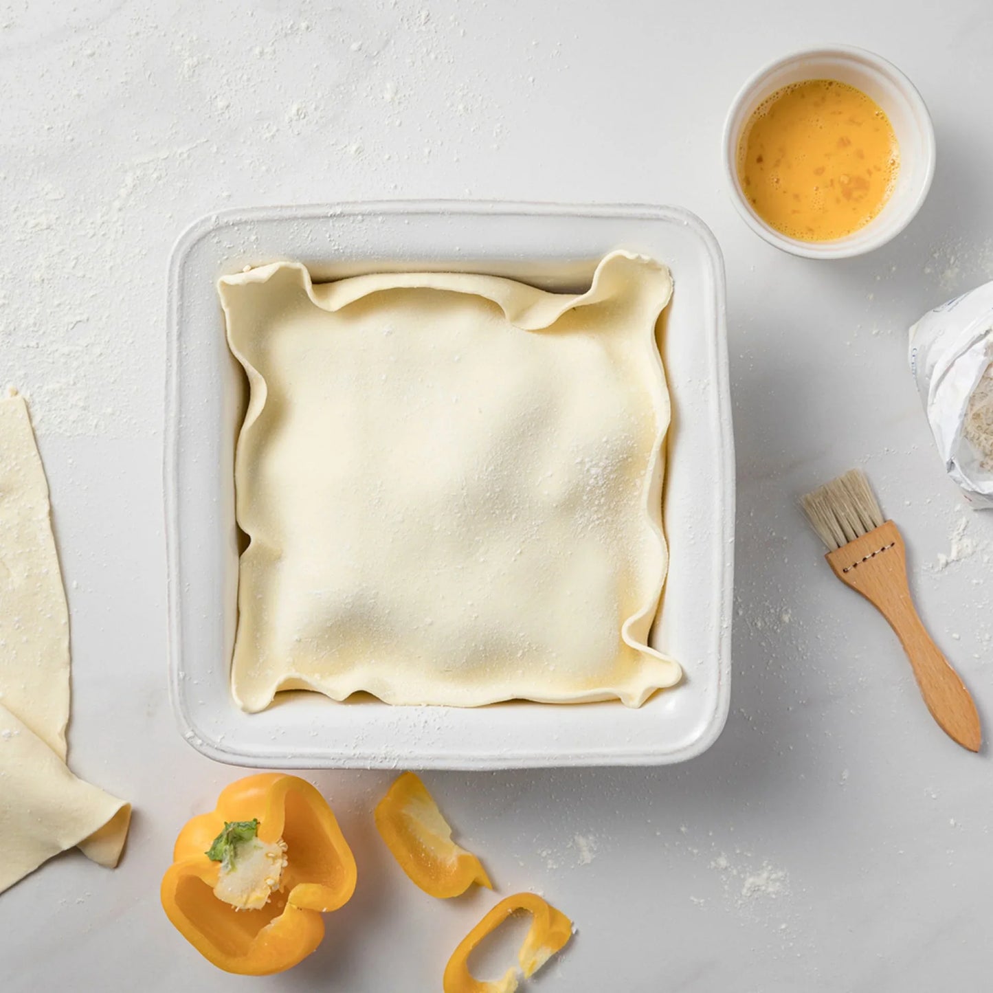 Fontana Square Baker - Cloud White - Marcel’s Culinary Experience