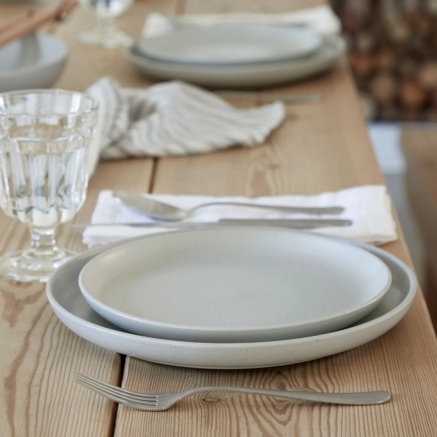 Pacifica Salad Plate - Oyster Grey - Marcel’s Culinary Experience