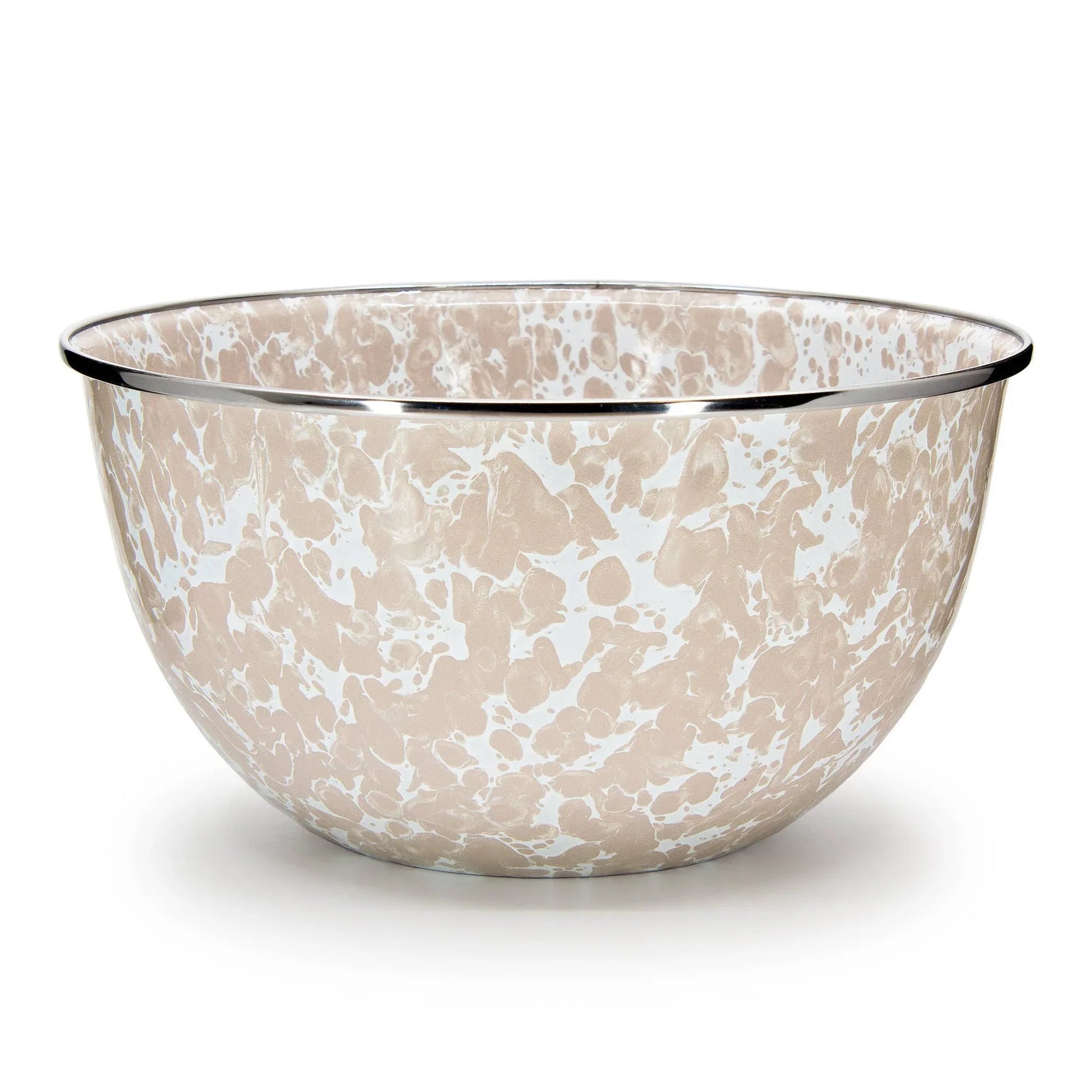 Golden Rabbit Enamelware Swirl Large Salad Bowl - Marcel’s Culinary Experience