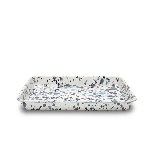 Catalina Enamelware Small Rectangle Tray