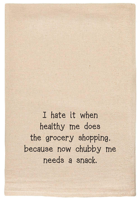 Chubby Me Needs A Snack sassy Kitchen Tea Towel - Marcel’s Culinary Experience