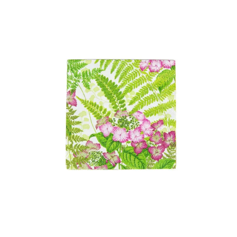 Caspari Fern Garden Cocktail Napkins - 20 Per Package - Marcel’s Culinary Experience