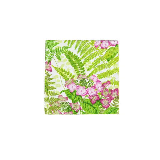 Caspari Fern Garden Cocktail Napkins - 20 Per Package - Marcel’s Culinary Experience