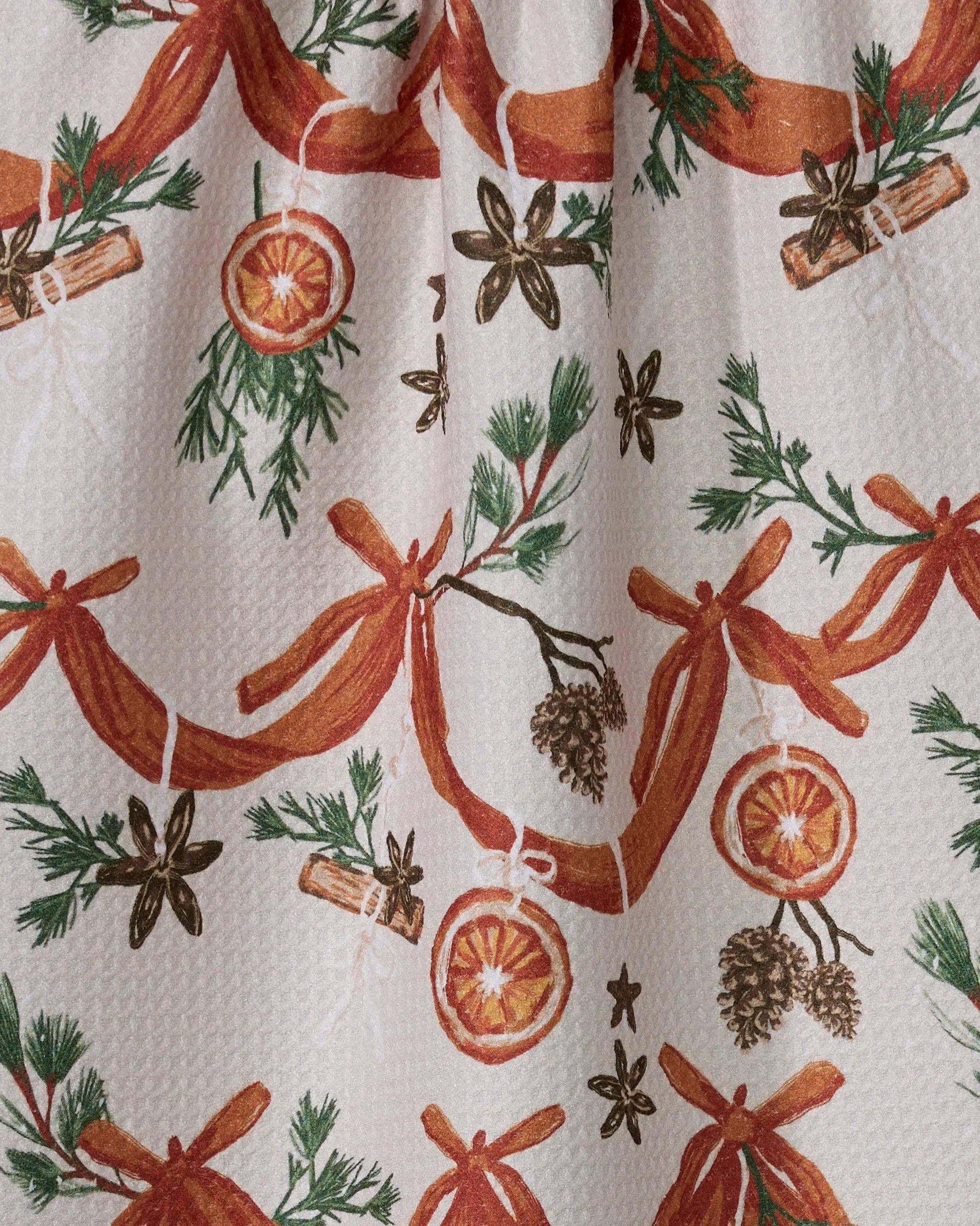 Geometry Naranjas Tea Towel - Marcel’s Culinary Experience