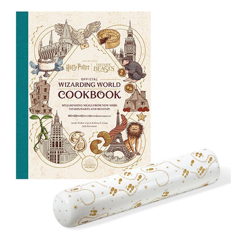 Harry Potter Fantastic Beasts:Cookbook & Rolling Pin Giftset - Marcel’s Culinary Experience
