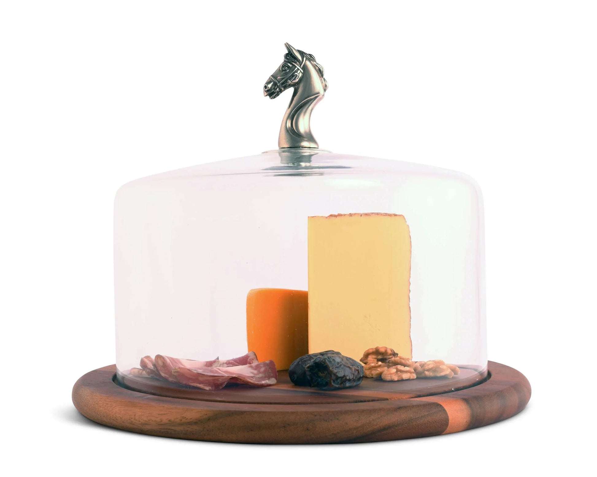 Vagabond House Horse Glass Covered Cheese Wood Board - Marcel’s Culinary Experience